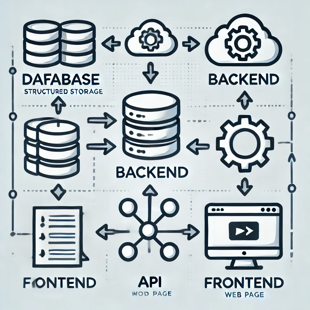 Arquitectura: DB-BE-API-FE
